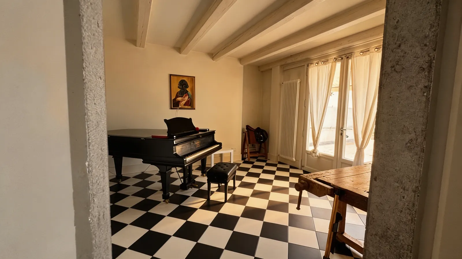La stanza del pianoforte