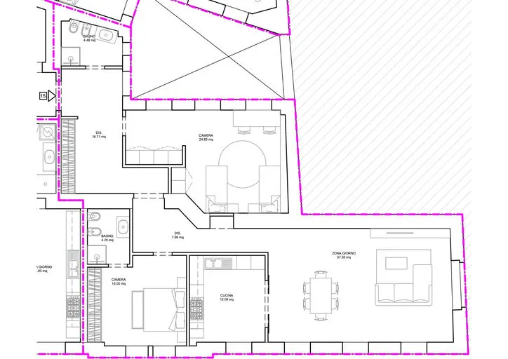 Palazzo Dreher — Ente 15 · 152 m² · 4° piano