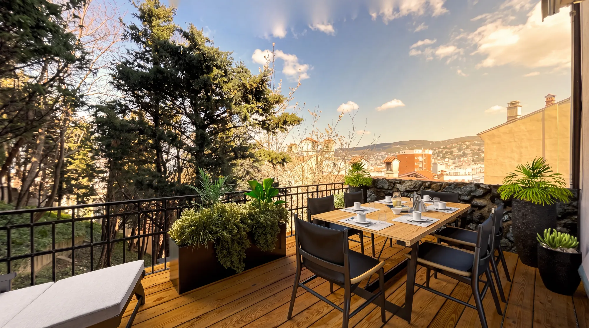 San Giusto — Zweizimmerwohnung mit privater Terrasse