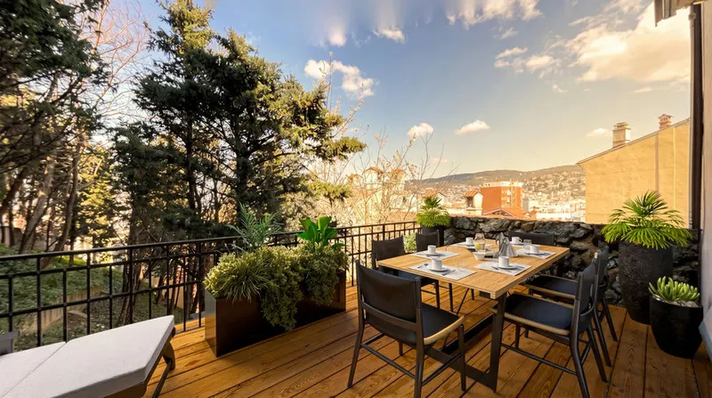 San Giusto — Zweizimmerwohnung mit privater Terrasse