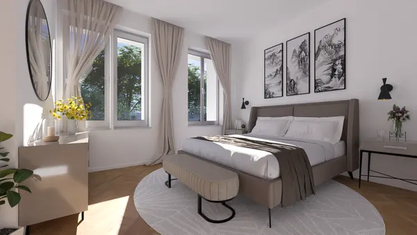 Palazzo Haggi — App. 9 · 127 m² · 5° piano · San Vito, Trieste