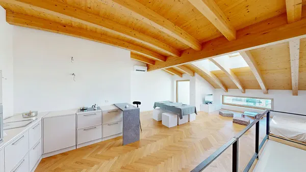 Attico bi-livello vista mare, tre affacci all'aperto e SPA condominiale — Centro, Trieste