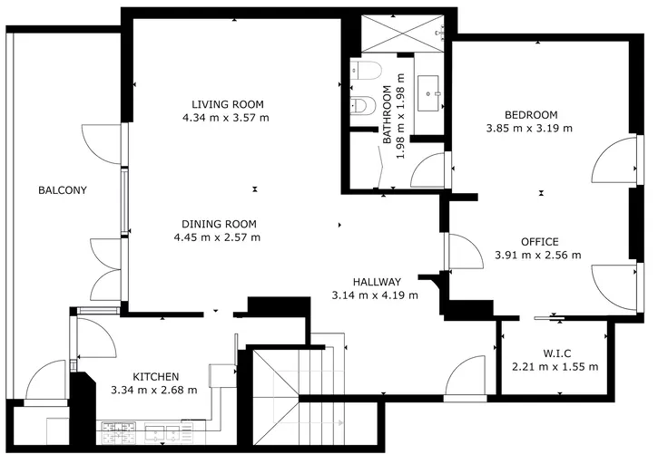 Duplex con doppia terrazza e vista mare — Via Romagna