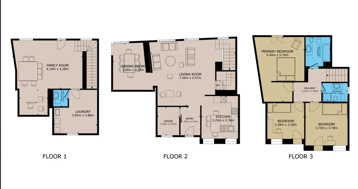 Floor plans · Drawing 1