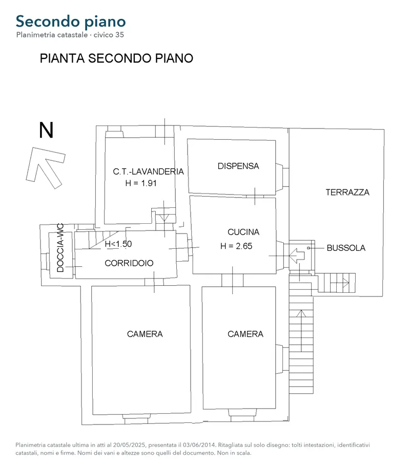 Villino (pluri unità) con parco gigante, vista mare. Via degli Olmi alta.
