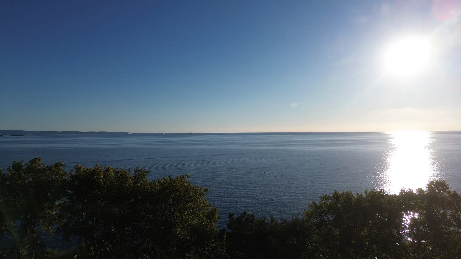 Z drona, 1 m nad teraso