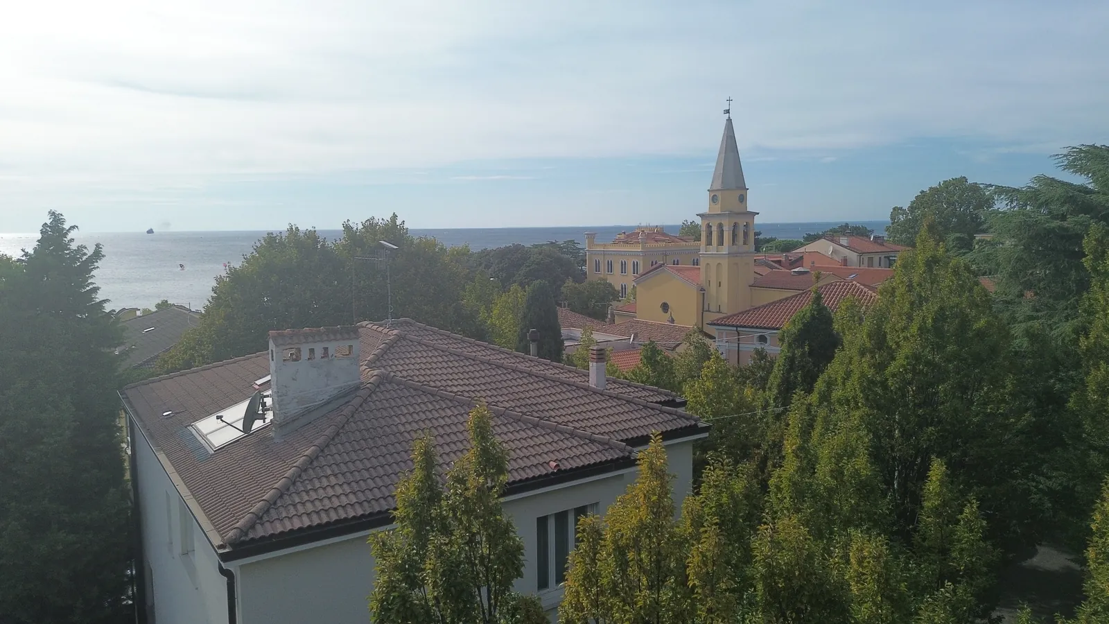 Dal drone, 12 m sopra il punto di partenza