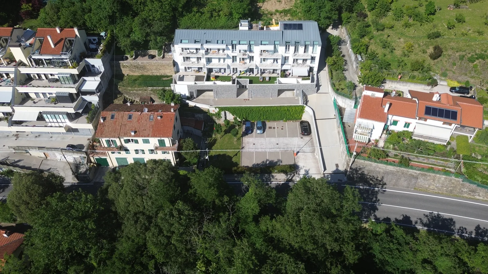 From the drone, 52 m above the take-off point