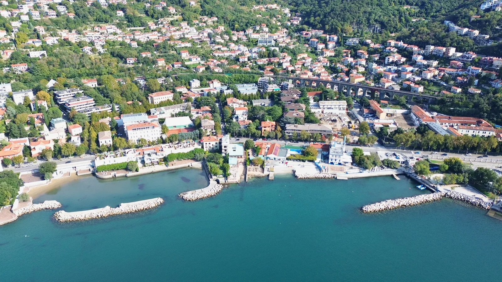 Z drona, višje