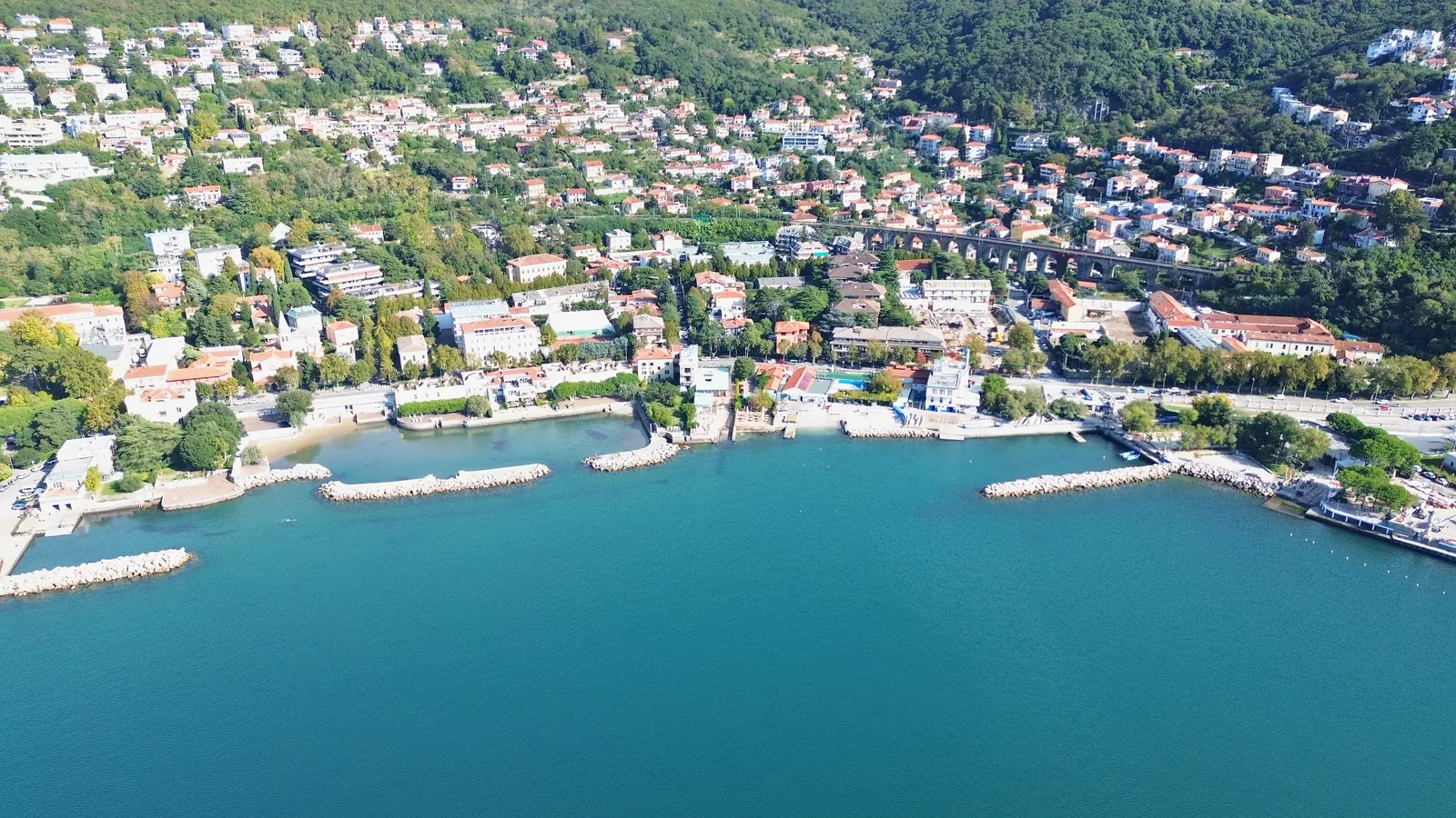 Z drona, višje